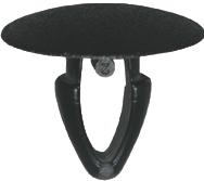 Tüübel Ø 5,9 - 6,0 MM POM BLACK. 15Tk.
