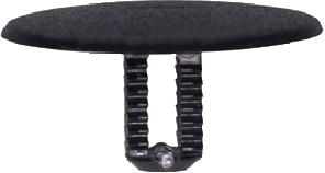 Tüübel Ø 6,7 MM POM BLACK. 20Tk.