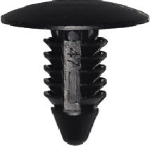 Tüübel Ø 6,3 - 6,7 MM PA 66 BLACK. 25Tk.