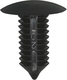 Keretüübel Ø 7,0 MM PA 66 BLACK. 10Tk.