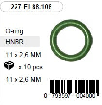 11 x 2,6 mm HNBR O-rõngas