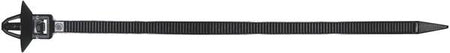 Kinnitusvits 140 X 4,5 MM WITH MOUNTING BASE PA 66 BLACK. 25Tk.