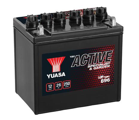 12V 26Ah 250A Yuasa Garden aku 26Ah 187x127x181 +/-