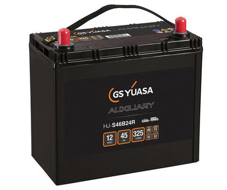 12V YUASA AUXILLIARY 45AH 325A 238X129X227 AGM +/-