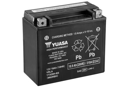 12V Yuasa High Performance MF 18,9Ah 175X87X155