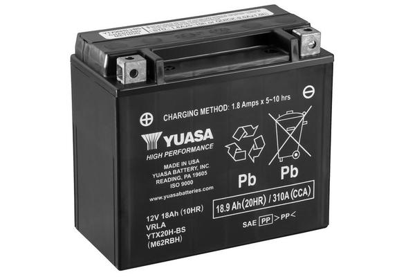 12V Yuasa High Performance MF 18,9Ah 175X87X155