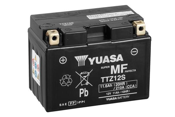 12V Yuasa MF VRLA aku 11,6Ah 150X87X110