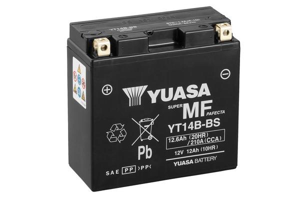 12V Yuasa MF VRLA aku 12,6Ah 150X70X145