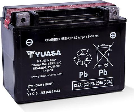 12V Yuasa MF VRLA aku 13,7Ah 175X87X130