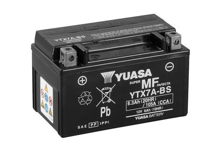 12V Yuasa MF VRLA aku 6,3Ah 150X87X93