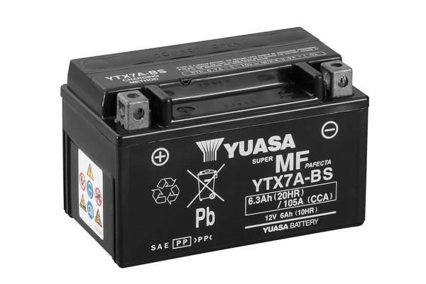 12V Yuasa MF VRLA aku 6,3Ah 150X87X93