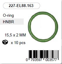 15,5 x 2 mm HNBR O-rõngas