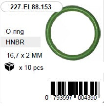 16,7 x 2 mm HNBR O-rõngas