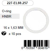 16 x 1,63 mm HNBR O-rõngas
