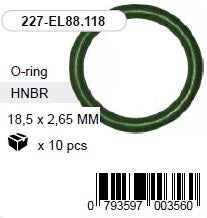 18,5 x 2,65 mm HNBR O-rõngas