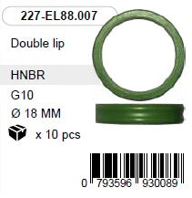 Ø 18 mm HNBR Dual lip