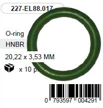 20,22 x 3,53 mm HNBR O-rõngas