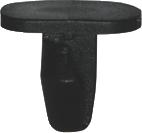 Keretüübel Ø 5,1 MM POM BLACK. 30Tk.