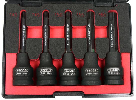 Masinpadrunite TORX 1/2" komplekt