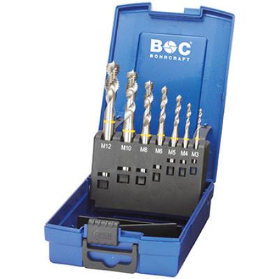 Masinkeermepuuride komplekt M3-12 HSS-E C kollane