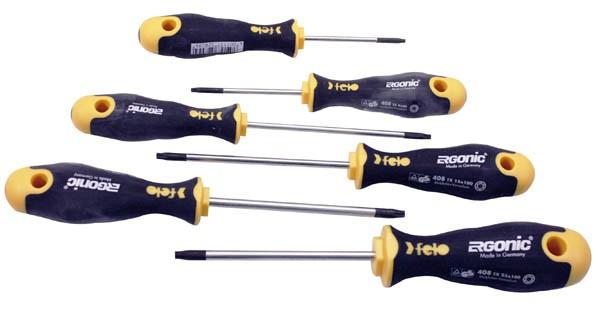 Torx kruvikeerajate komplekt ERGONIC 6-osa