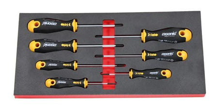 TORX kruvikeerajate komplekt FELO Ergonic 7-osa