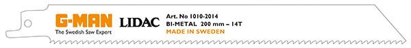 Saetera Bi-metall 200x19x0,9