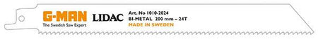 Saetera Bi-metall 200x19x0,9