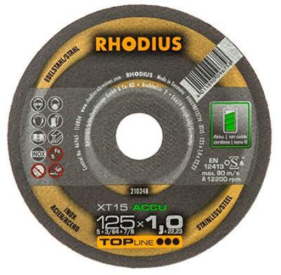 Lõikeketas XT15 125X1,0X22,2 mm 10 tk karp akulõikajatele