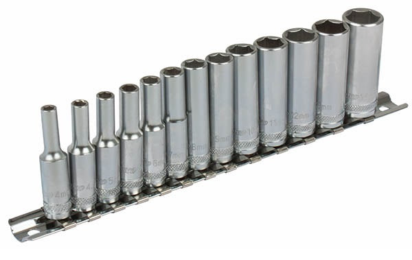 Padrunid pikad 1/4" 13-osa, 4-14 mm