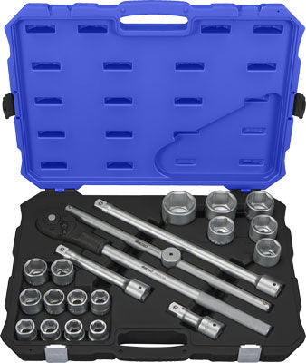 Padrunikomplekt 3/4" 21-osa CRV