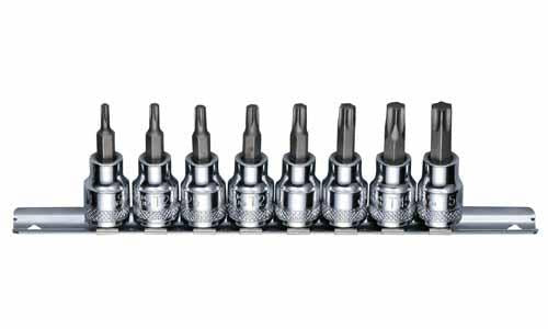 Torx padrunid 1/2" 7-osa