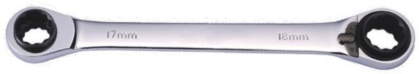 Tirrvõti 4-IN-1, suunavahetiga, 16-17-18-19 mm