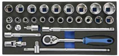 Padrunikomplekt 1/2" , 29-osa