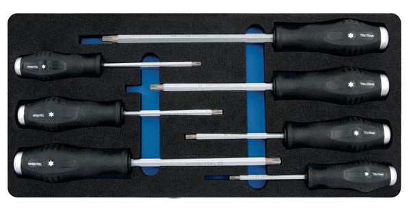 TORX löökkruvikeerajate komplekt, 7-osa