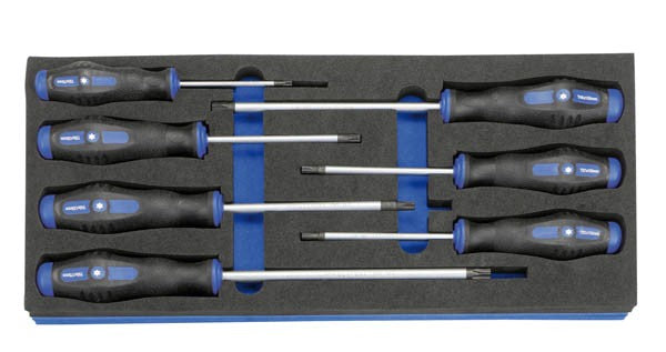 TORX kruvikeerajate komplekt, 7-osa