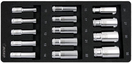 Padrunikomplekt 1/2" PIKAD, 14-osa