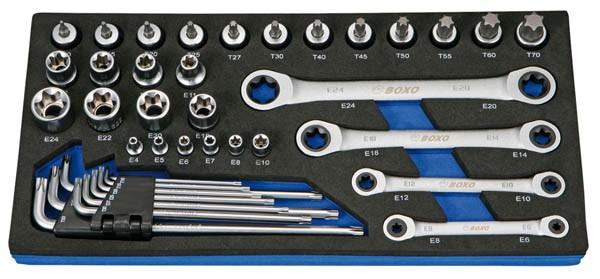 TORX & E-torx komplekt, 39-osa