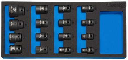 Löökpadrunid 1/2" 16-osa