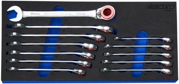 Tirrvõtmete komplekt magnetiga 8-19 mm