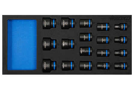 Löökpadrunid 1/2" 10-32 mm, 18-osa
