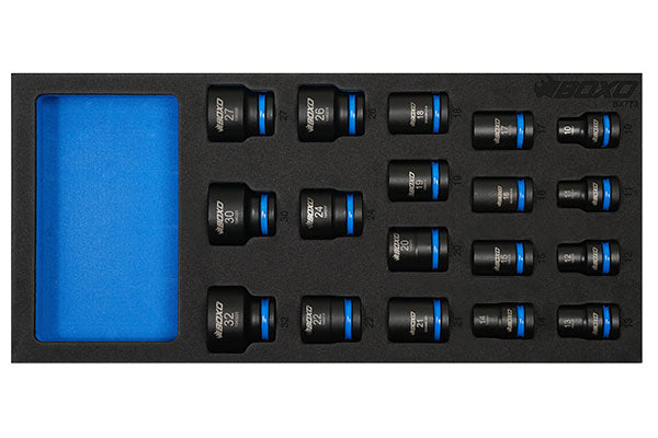 Löökpadrunid 1/2" 10-32 mm, 18-osa