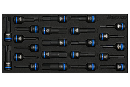 Löökpadrunid 1/2" TORX & HEX 23-osa