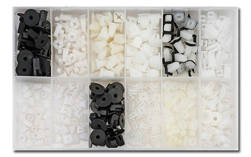 Plast tüüblite komplekt, 350 tk