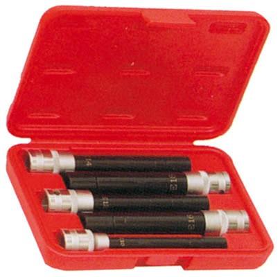E-Torx 1/2" pikkade padrunite komplekt 5-osa.