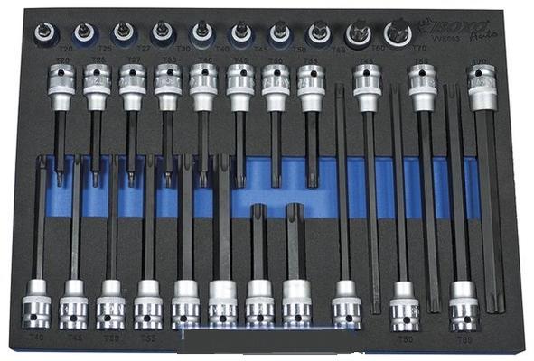 TORX-padrunite kompl 1/2", 32-osa