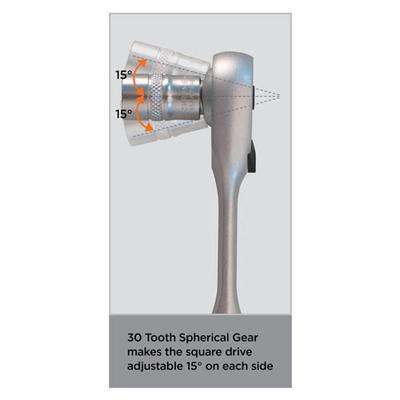 Narre 1/2" 30-hammast, liikuva peaga