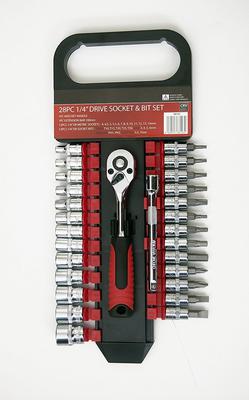 Padrunikomplekt 1/4" 28-osa