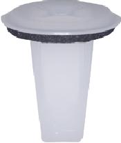Kruvipesa M4 PE NATURAL WITH SEALING. 15Tk.