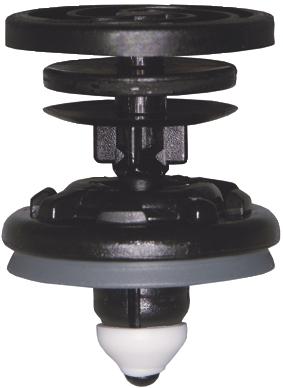 Keretüübel POM / PA 66 BLACK. 10Tk.